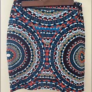 Anthropologie brand: Tabitha , Olmeda boho pencil skirt